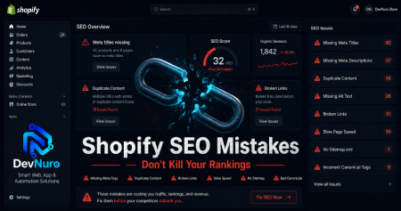 Shopify SEO mistakes guide