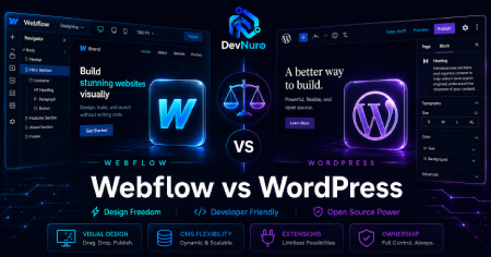 Webflow vs WordPress comparison